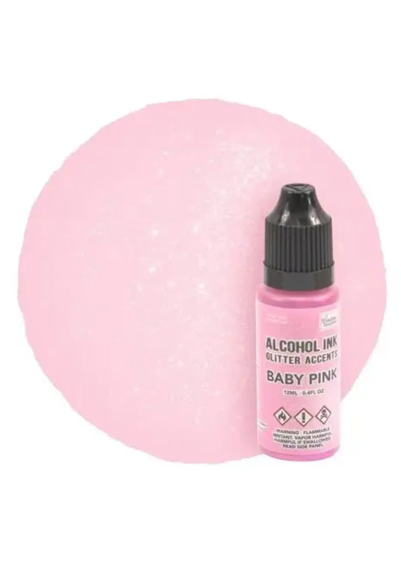 Alcohol Ink Glitter Accents Baby Pink 12ml (CO728353
