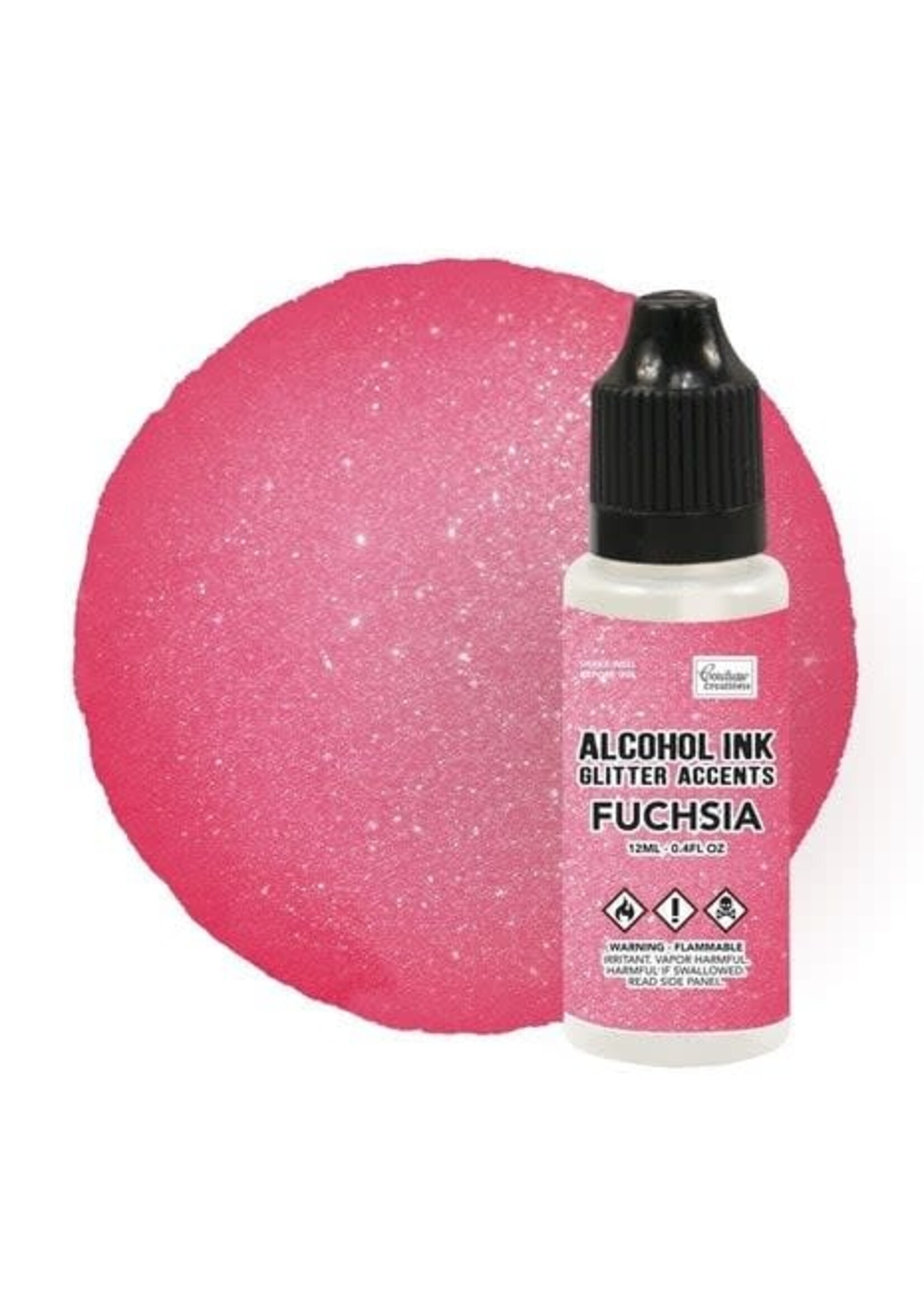 Alcohol Ink Glitter Accents Fuchsia 12ml (CO727668)