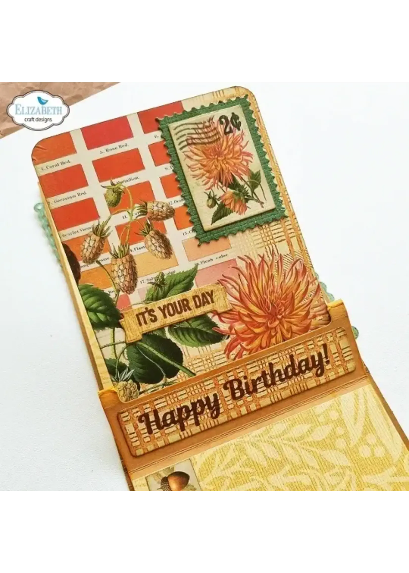 Card Maker Special Kit - Elizabeth Craft Designs      2180 - Largest Die Size: 5.3" x 4.1" (13.5 x 10.4 cm) - 28 Dies CS377 Stamp Set Size: A5 - 6” x 8” or 15.24 cm x 20.32 cm