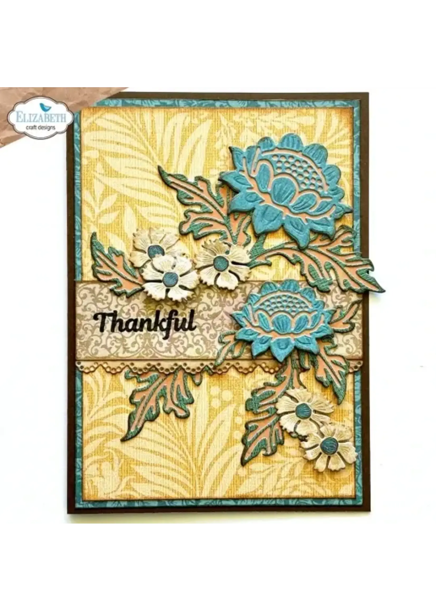 Card Maker Special Kit - Elizabeth Craft Designs      2180 - Largest Die Size: 5.3" x 4.1" (13.5 x 10.4 cm) - 28 Dies CS377 Stamp Set Size: A5 - 6” x 8” or 15.24 cm x 20.32 cm