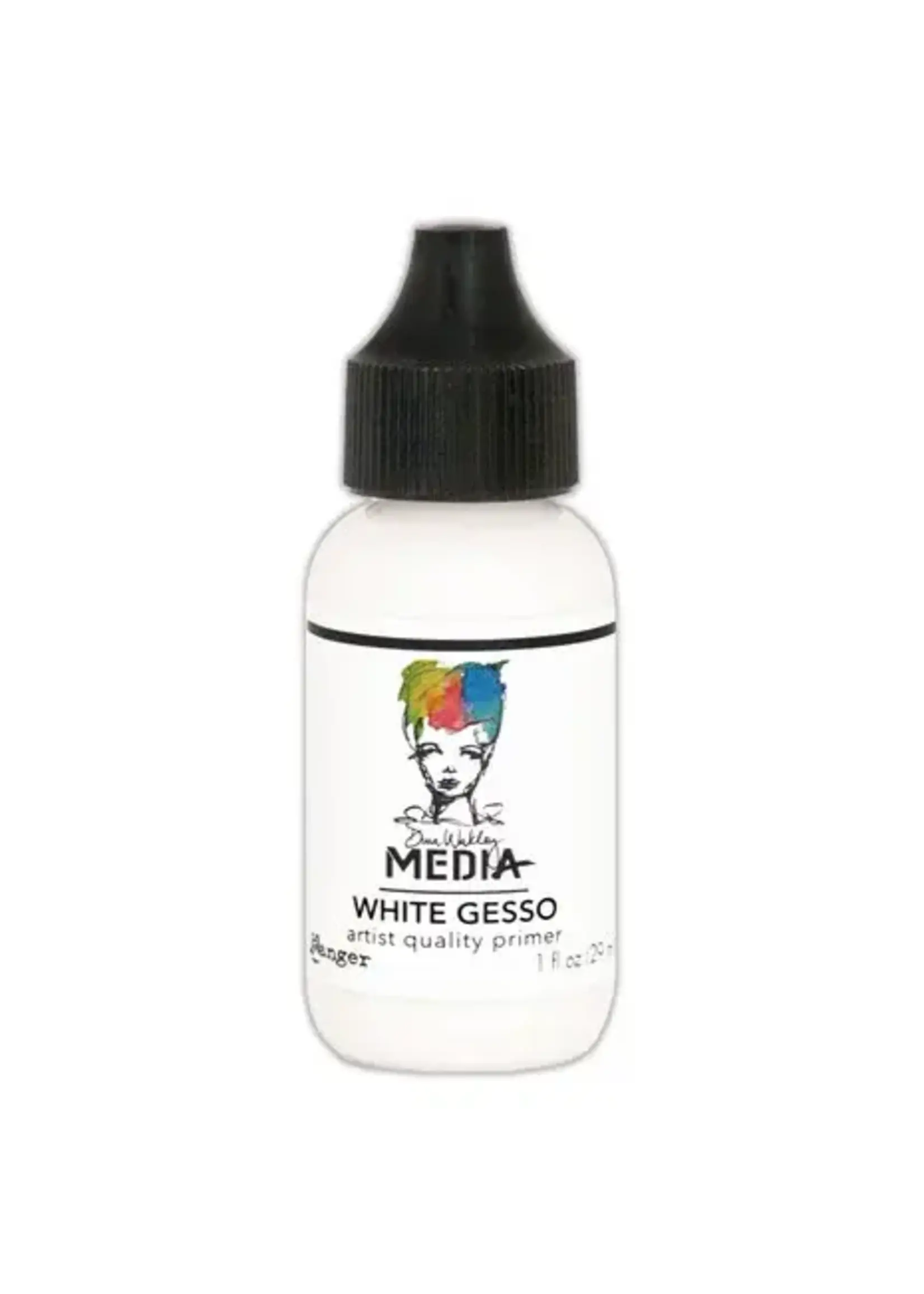 Dina Wakley MEdia Gesso White 1 fl oz (MDQ54191)