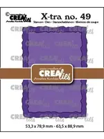 Crealies • Xtra dies ATC ruwe randen CrealiesCLXTRA49