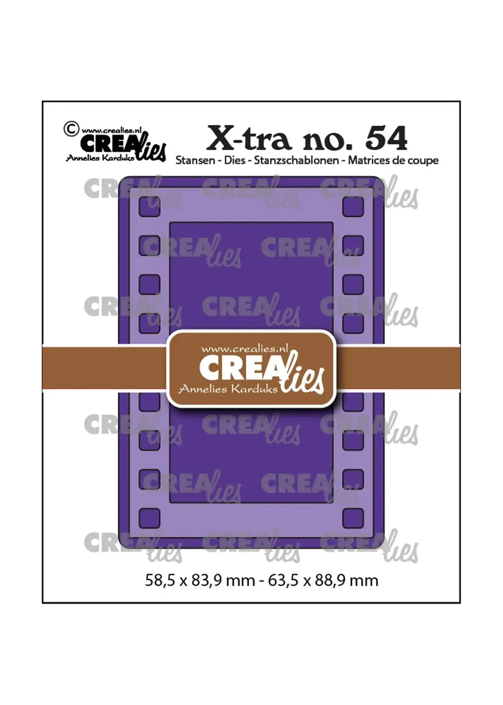 Crealies • Xtra Snijmal ATC Filmstrip CrealiesCLXTRA54