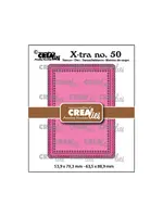 Crealies • X-tra snijmal ATC met kleine gaatjes CrealiesCLXTRA50