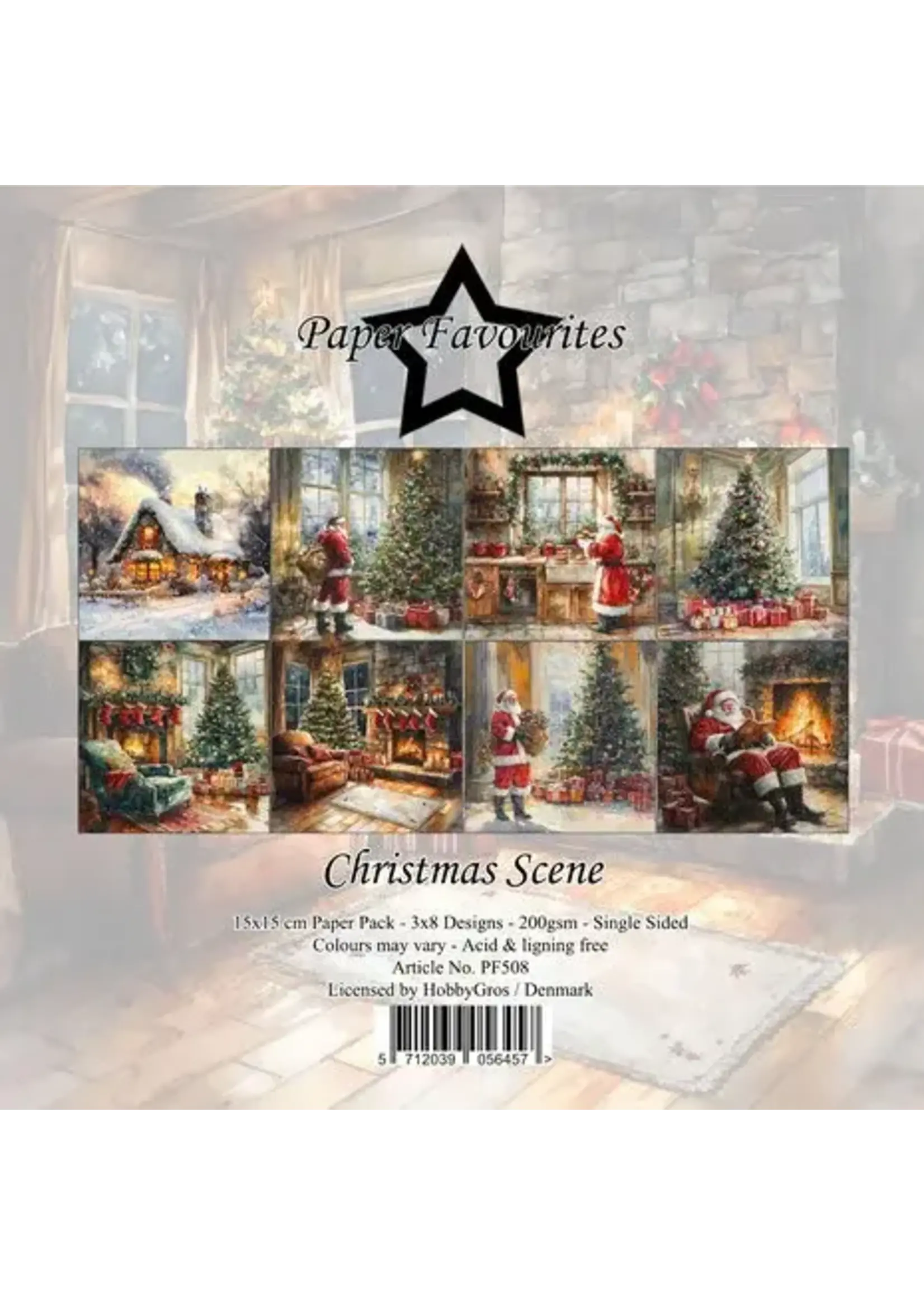 Christmas Scene 6x6 Inch Paper Pack (PF508)