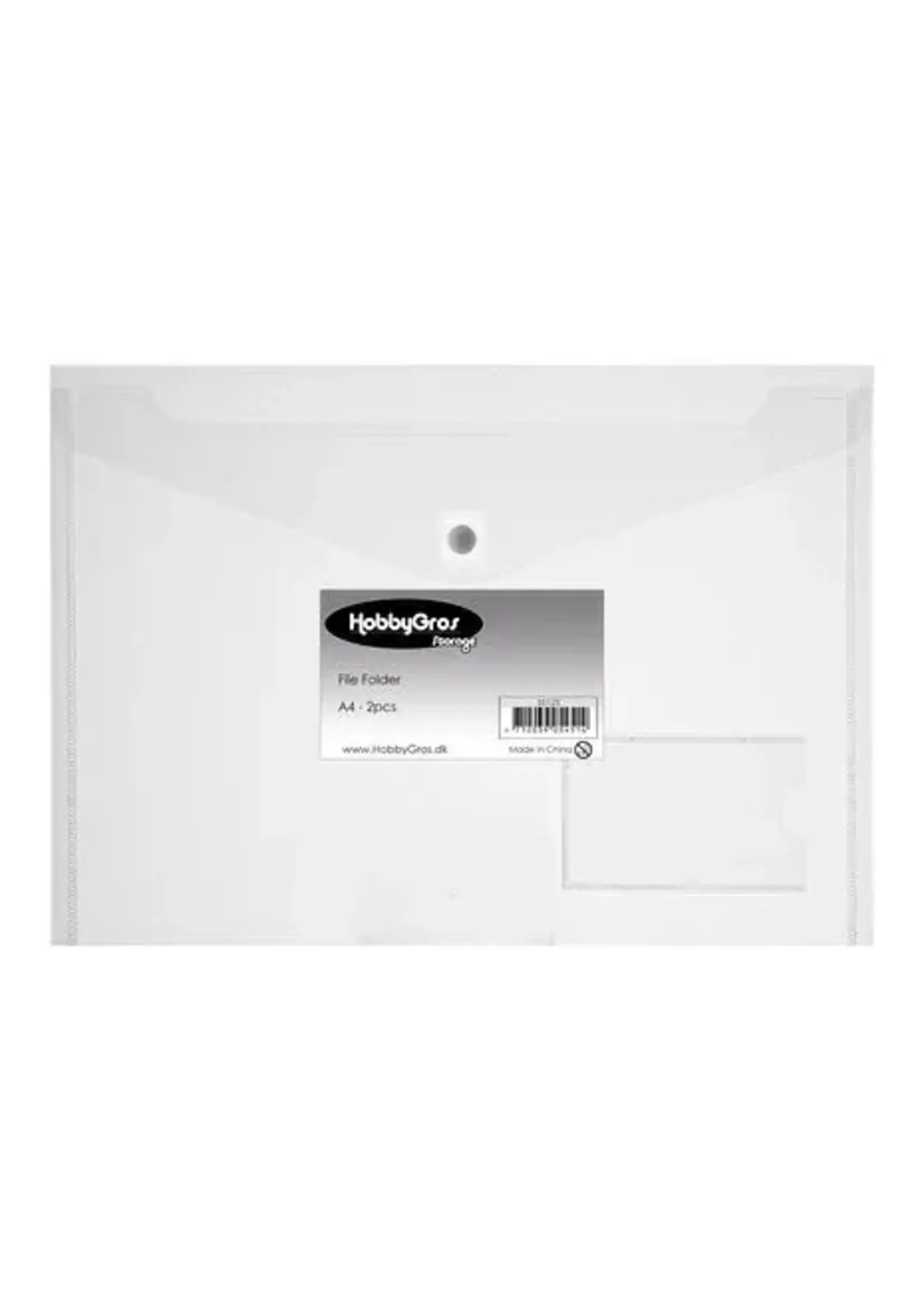 File Folder w/ Pocket - A4 (2pcs) (SS123)