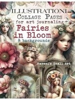 Maremi's Small Art - Illustiationi Collage Pages for Art Journaling - Fairies in Bloom