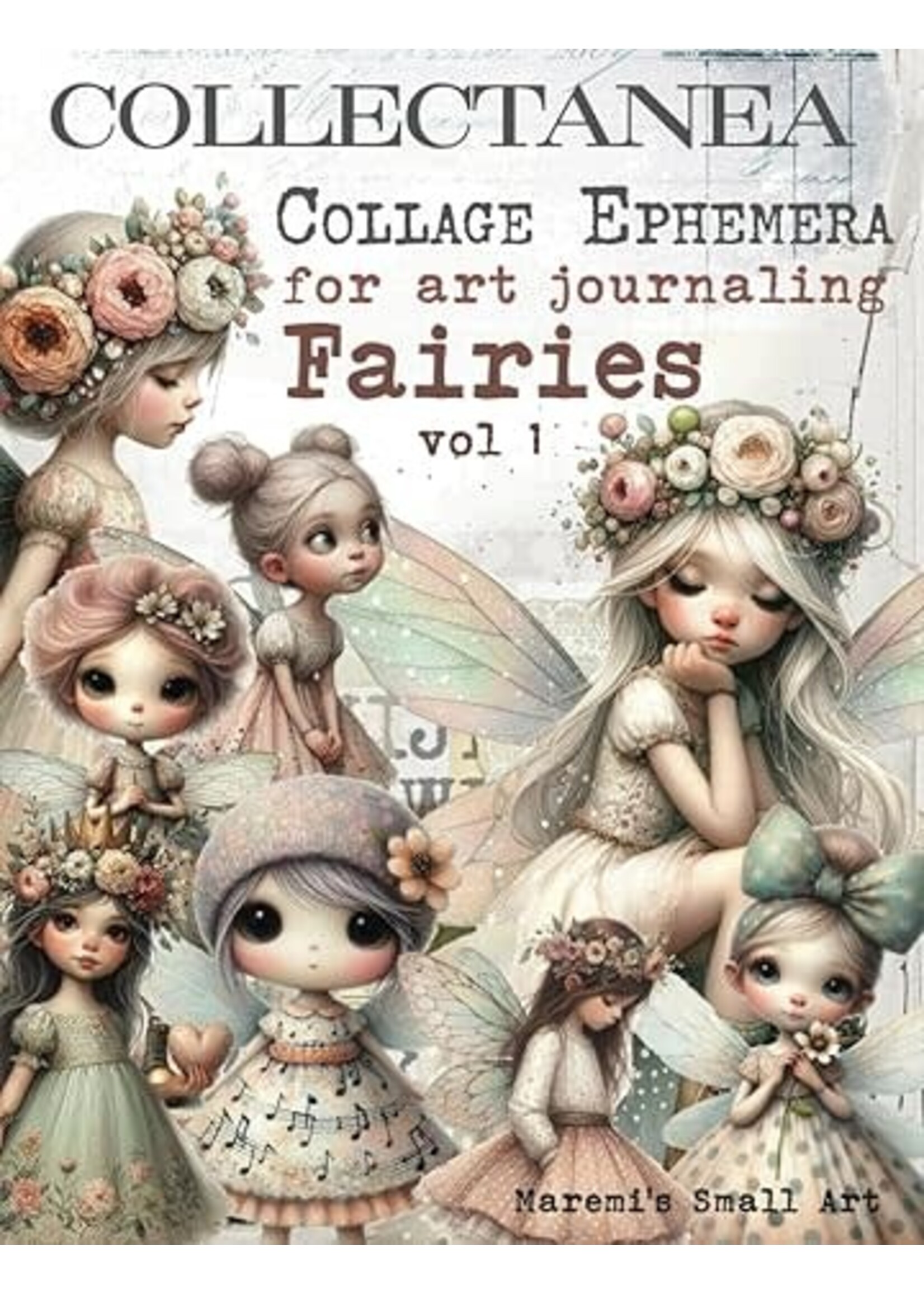 Maremi's Small Art - Collectanea Collage Pages for Art Journaling - Fairies Vol.1