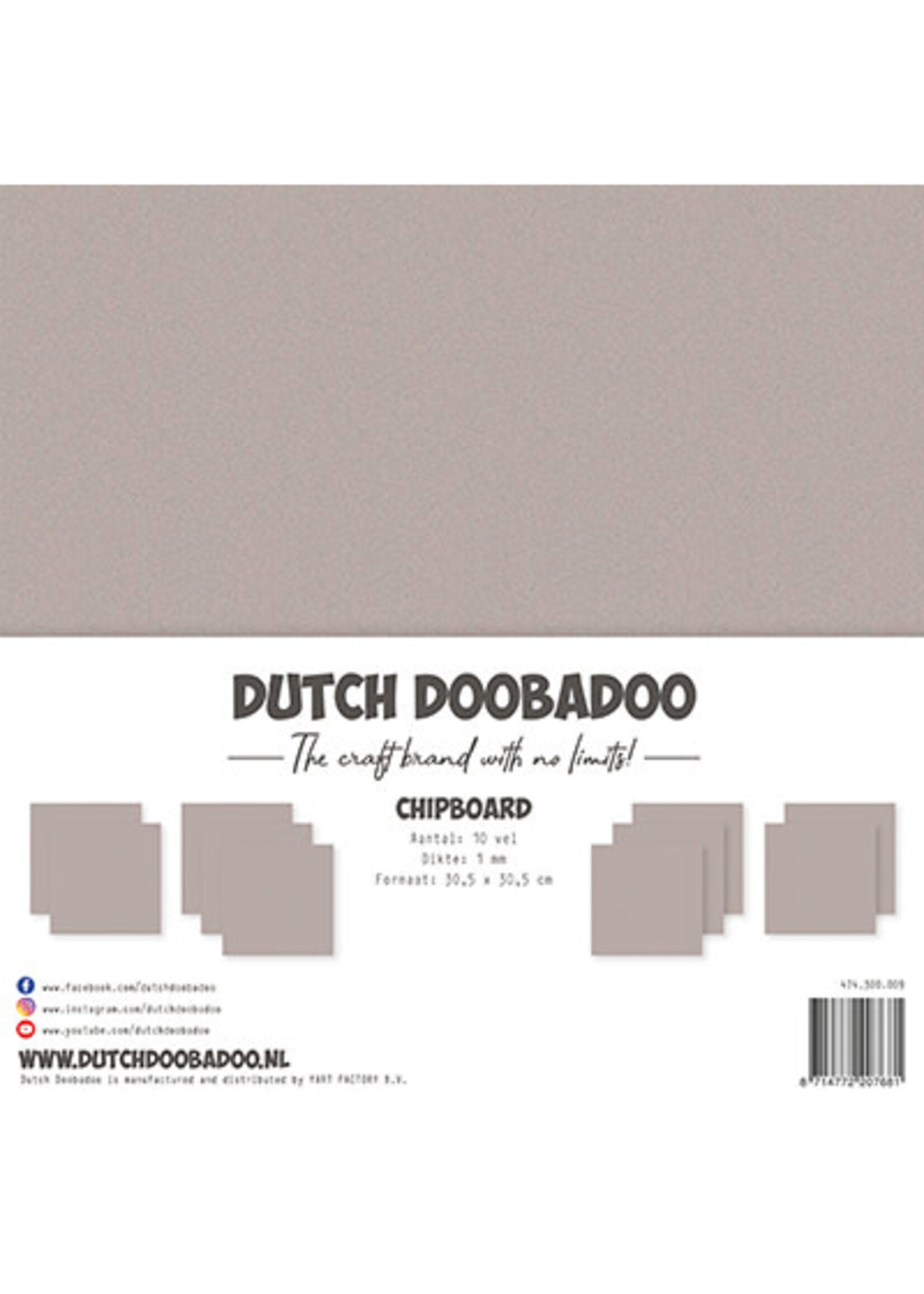 474.300.009 - DDBD Chipboard 30.5 x 30.5cm