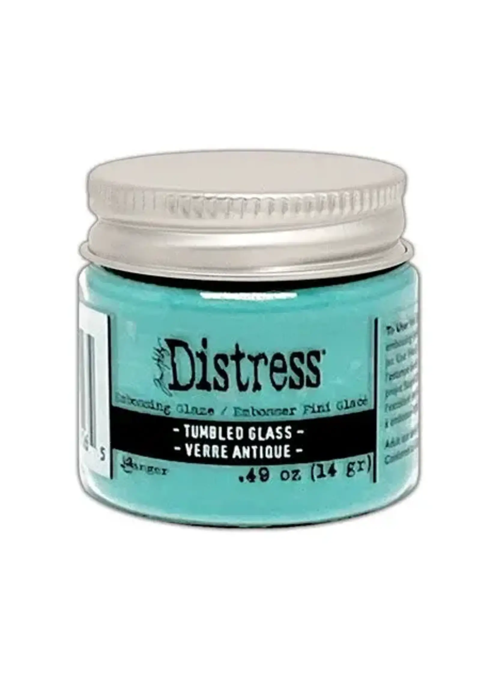 Tim Holtz Distress Embossing Glaze Tumbled Glass 0.49 oz (TDE88165)