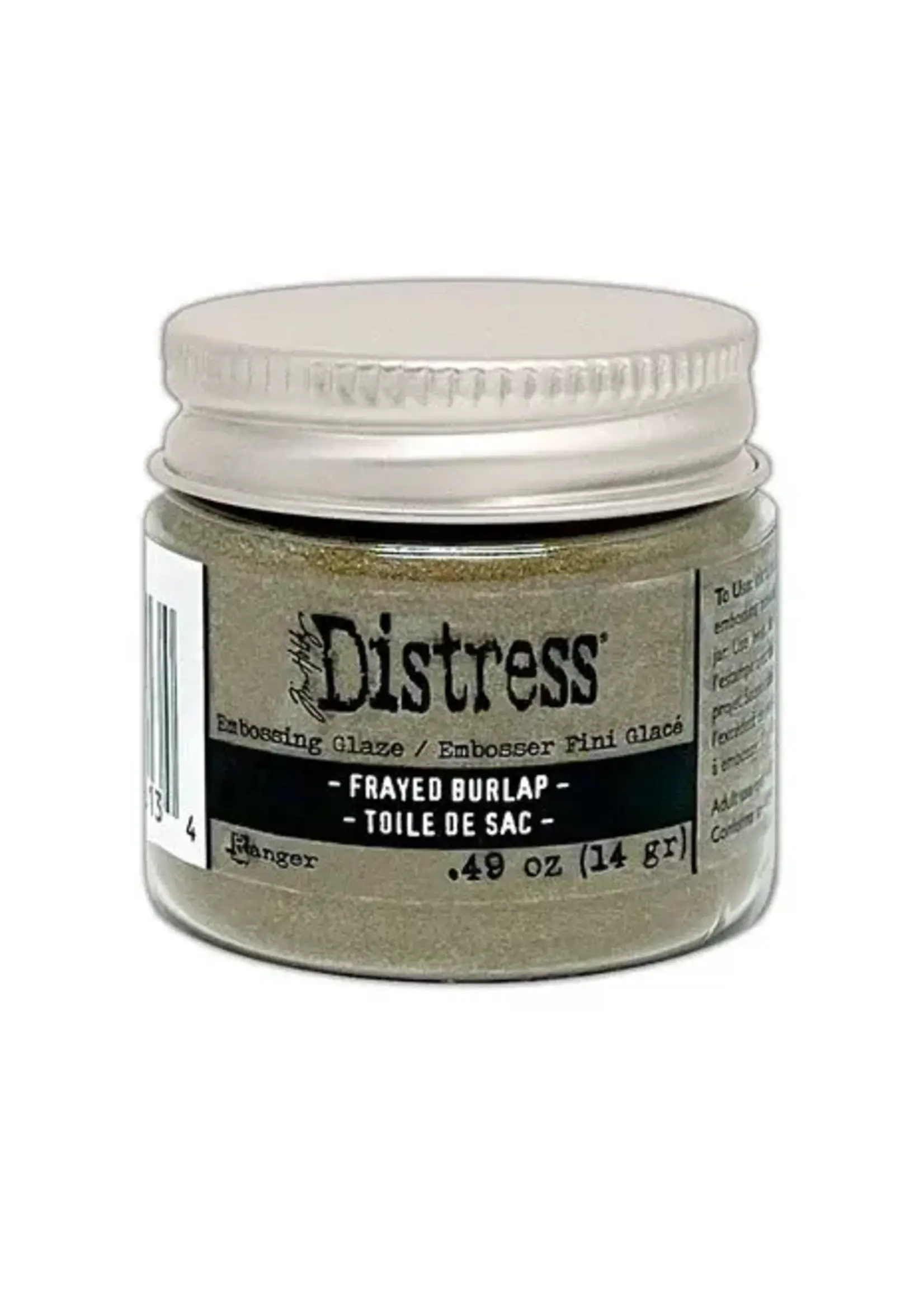Tim Holtz Distress Embossing Glaze Frayed Burlap 0.49 oz (TDE88134)