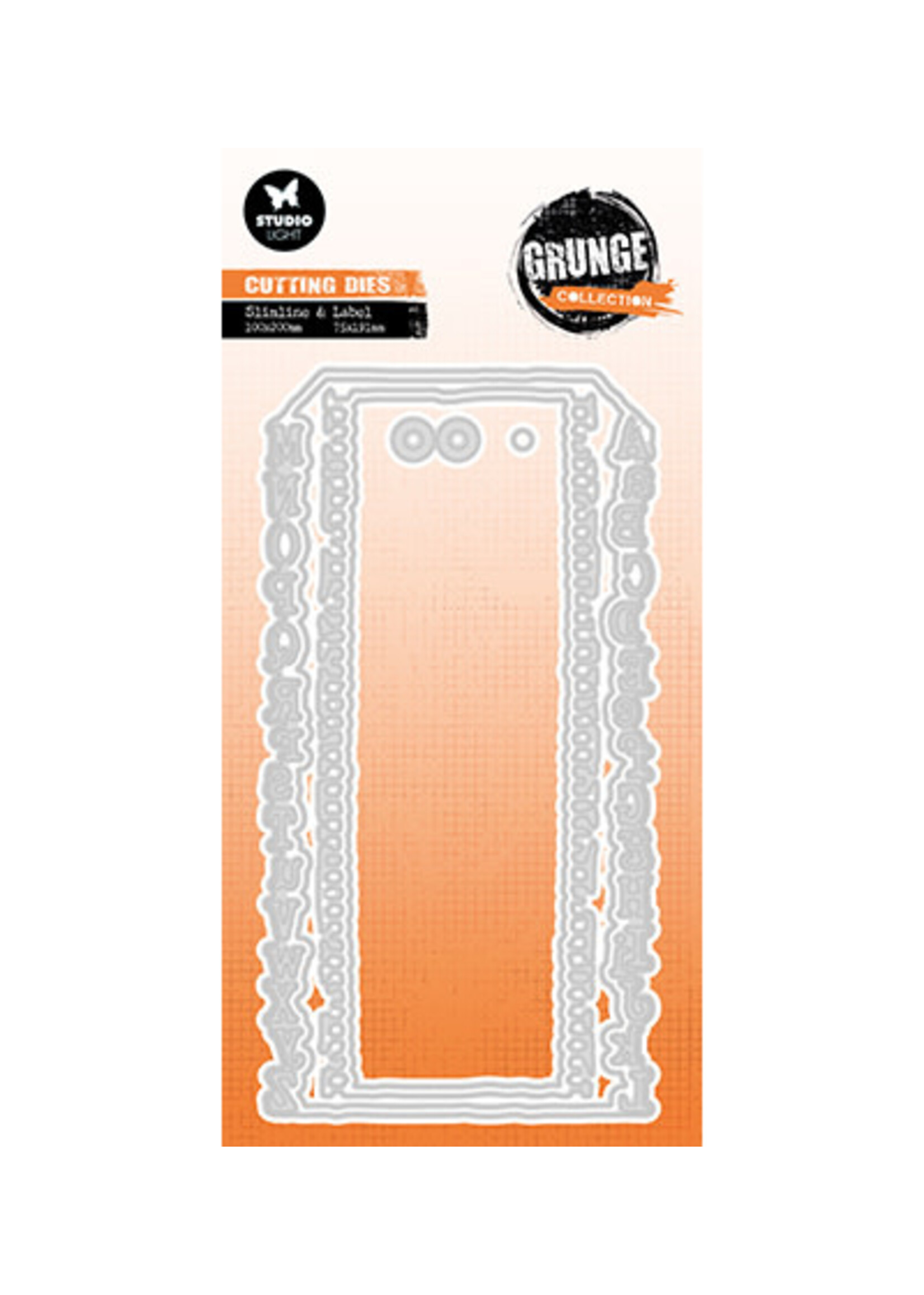 SL-GR-CD898 - Slimline & label Grunge Collection nr.898