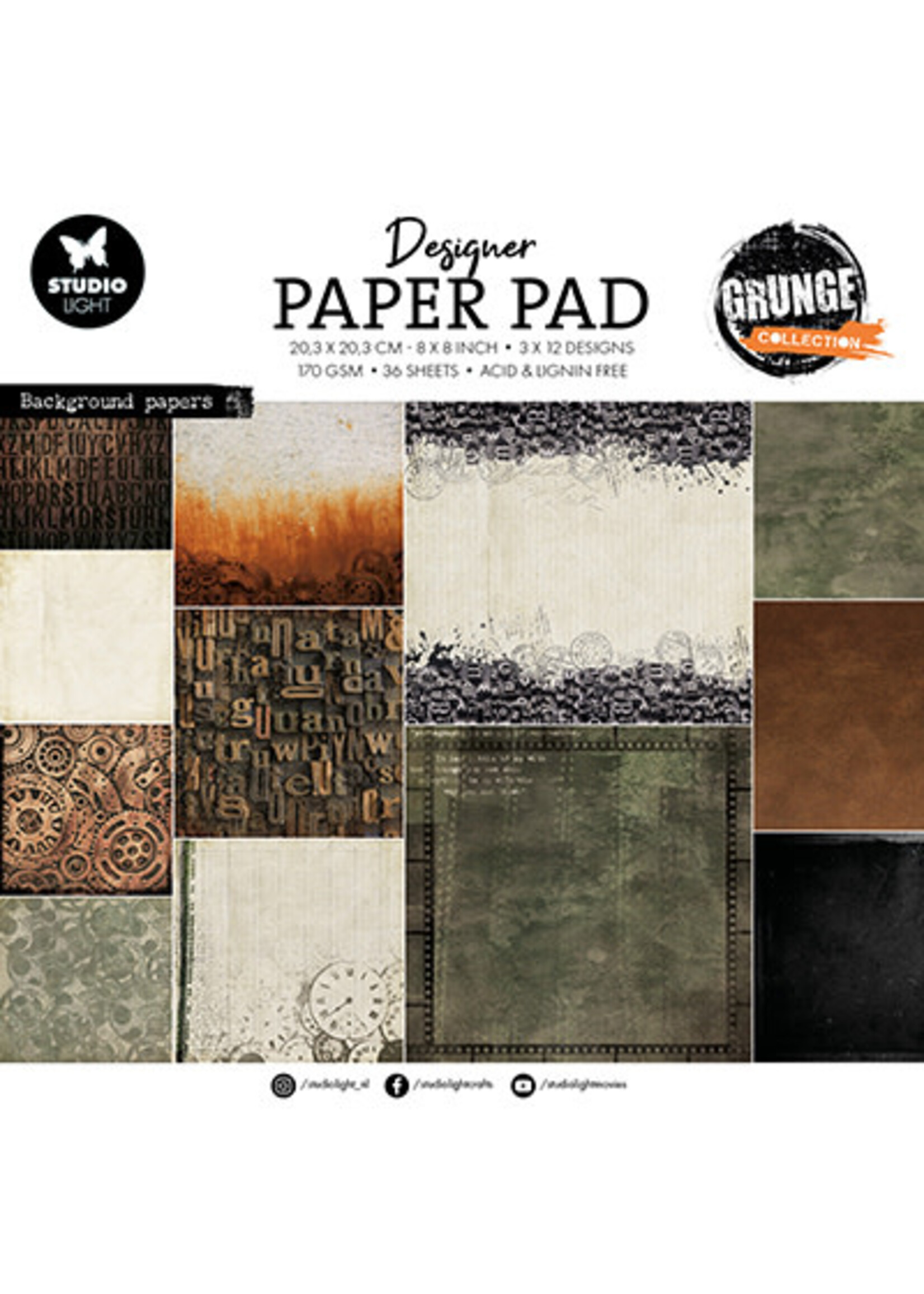 SL-GR-DPP243 - Paper elements Grunge Collection nr.243