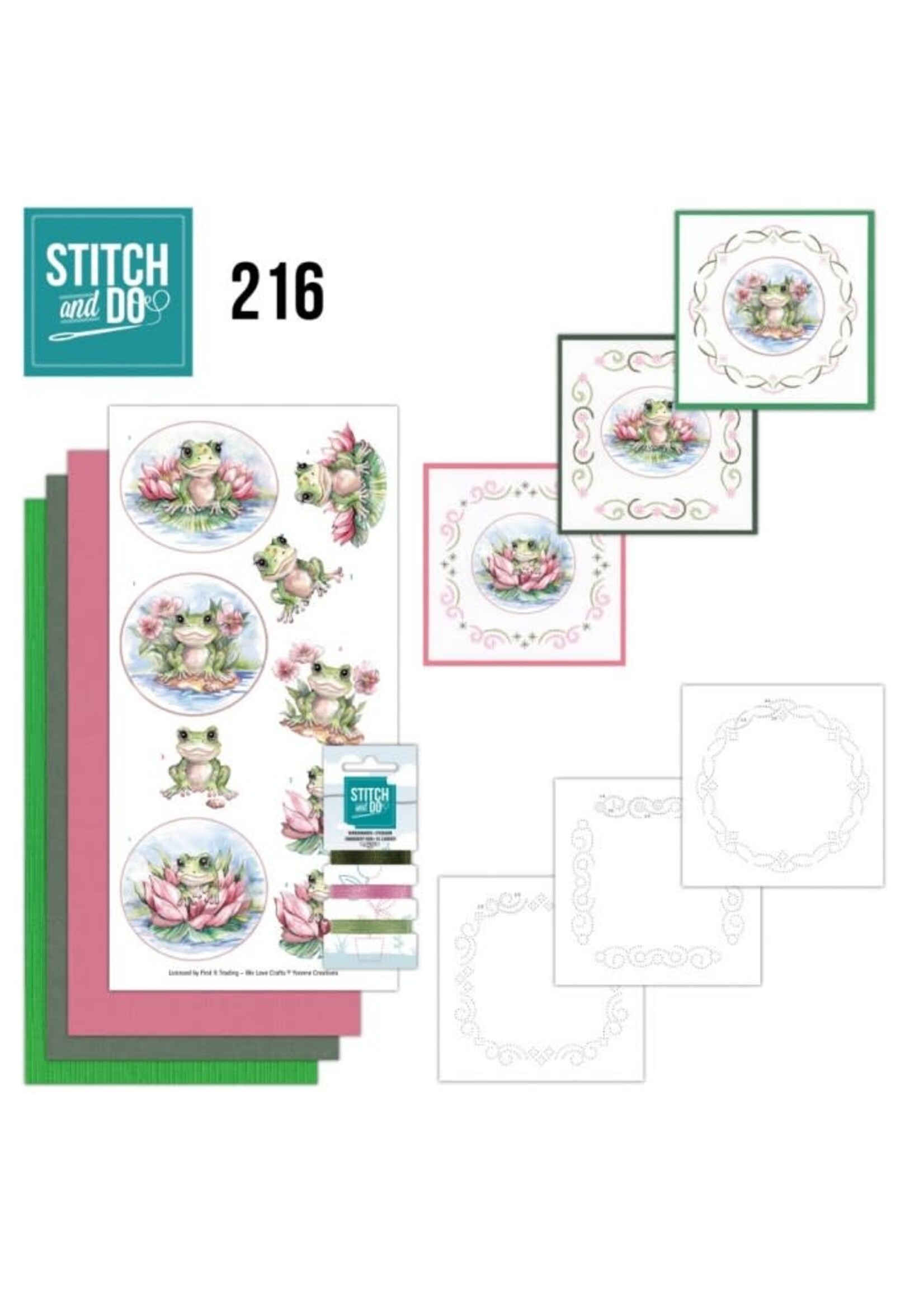 Stitch and Do 216 - Yvonne Creations - Happy Frog