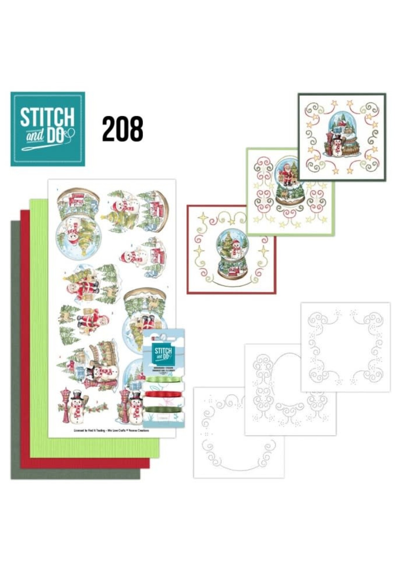 Stitch and Do 208 - Yvonne Creations - Santa's Journey