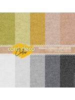 Card Deco Color - Sparkles Paperpack – Gold and Silver