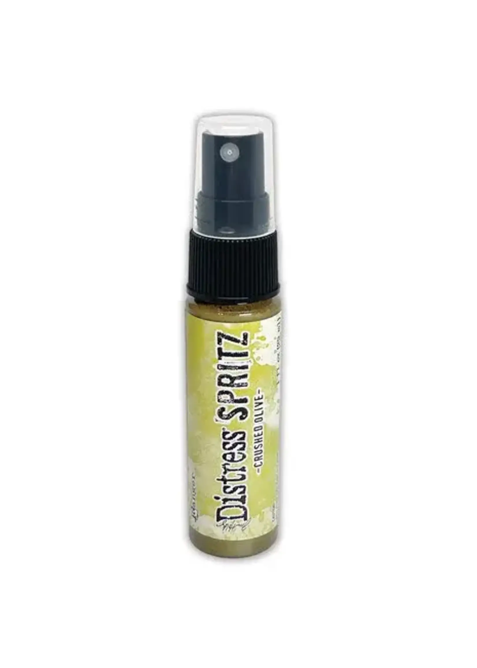 Tim Holtz Distress Spritz Crushed Olive 1 fl oz (TDU86284)