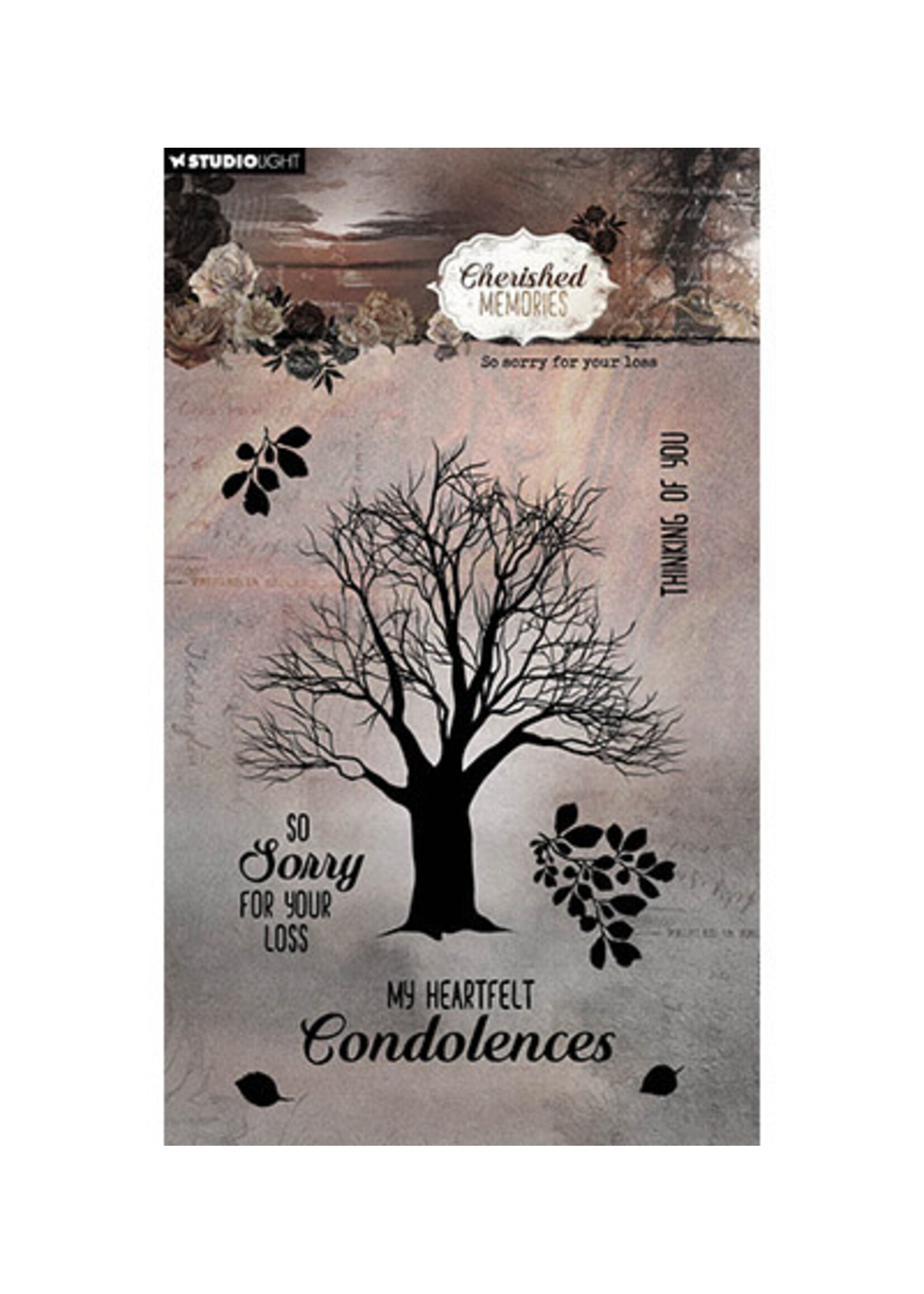 SL-CM-STAMP768 - So sorry for your loss Cherished Memories nr.768