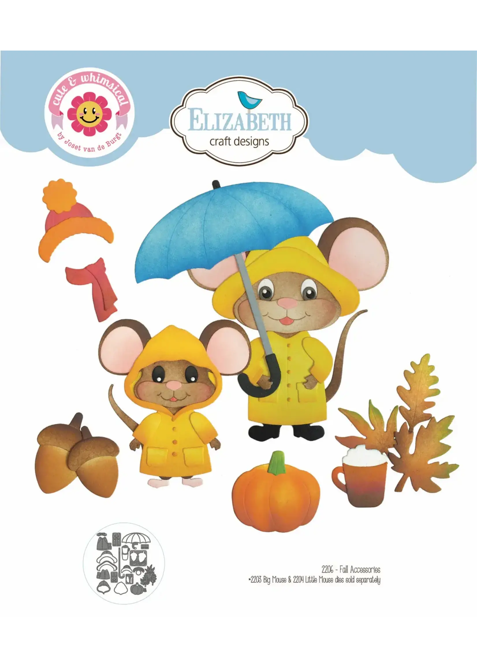 Muizen set 2203 t/m 2208 + CS387