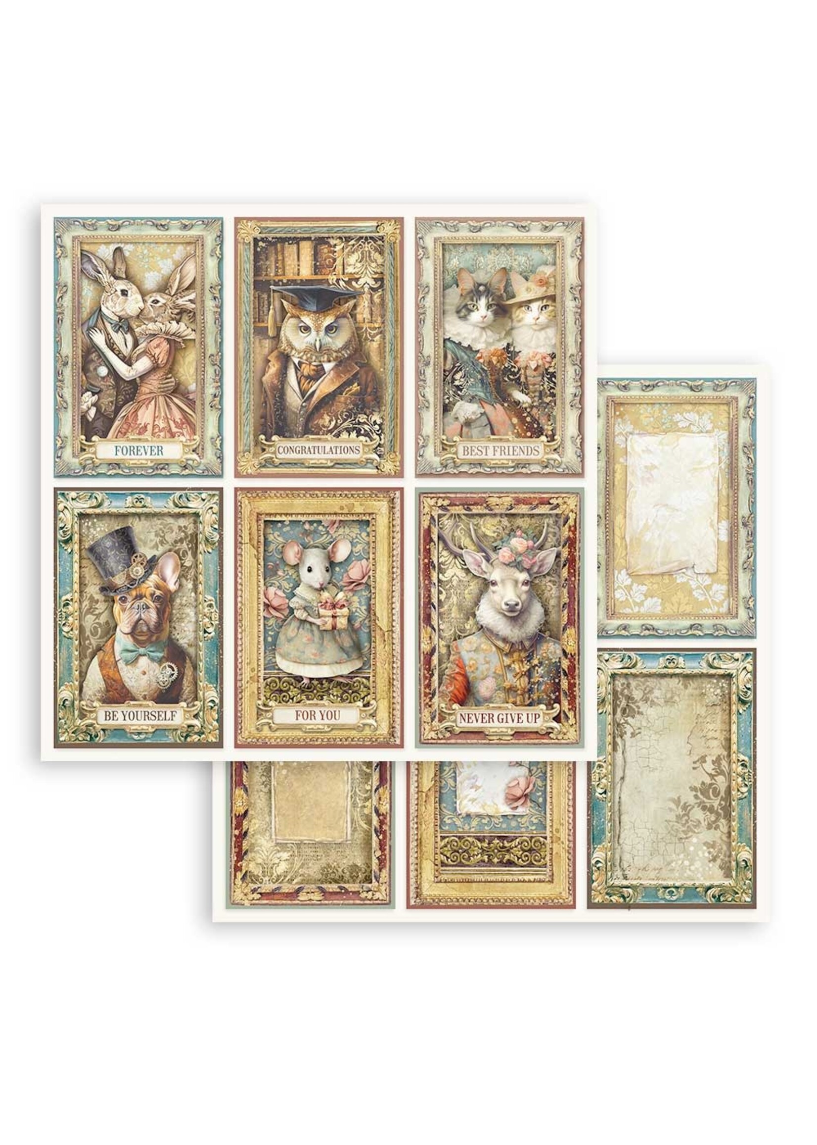 Scrapbooking Dubbelzijdig laken - Alterego 6 kaarten CME-code: SBB1026