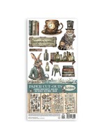 Paper cut-outs Double Face - 4 sheets cm. 15x30,5 - Alterego CME Code: SBBCT03