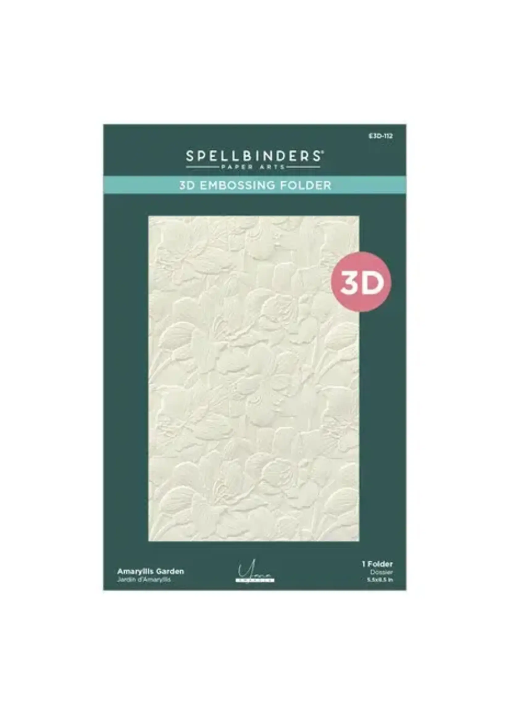 Amaryllis Tuin 3D Embossing Map (E3D-112)