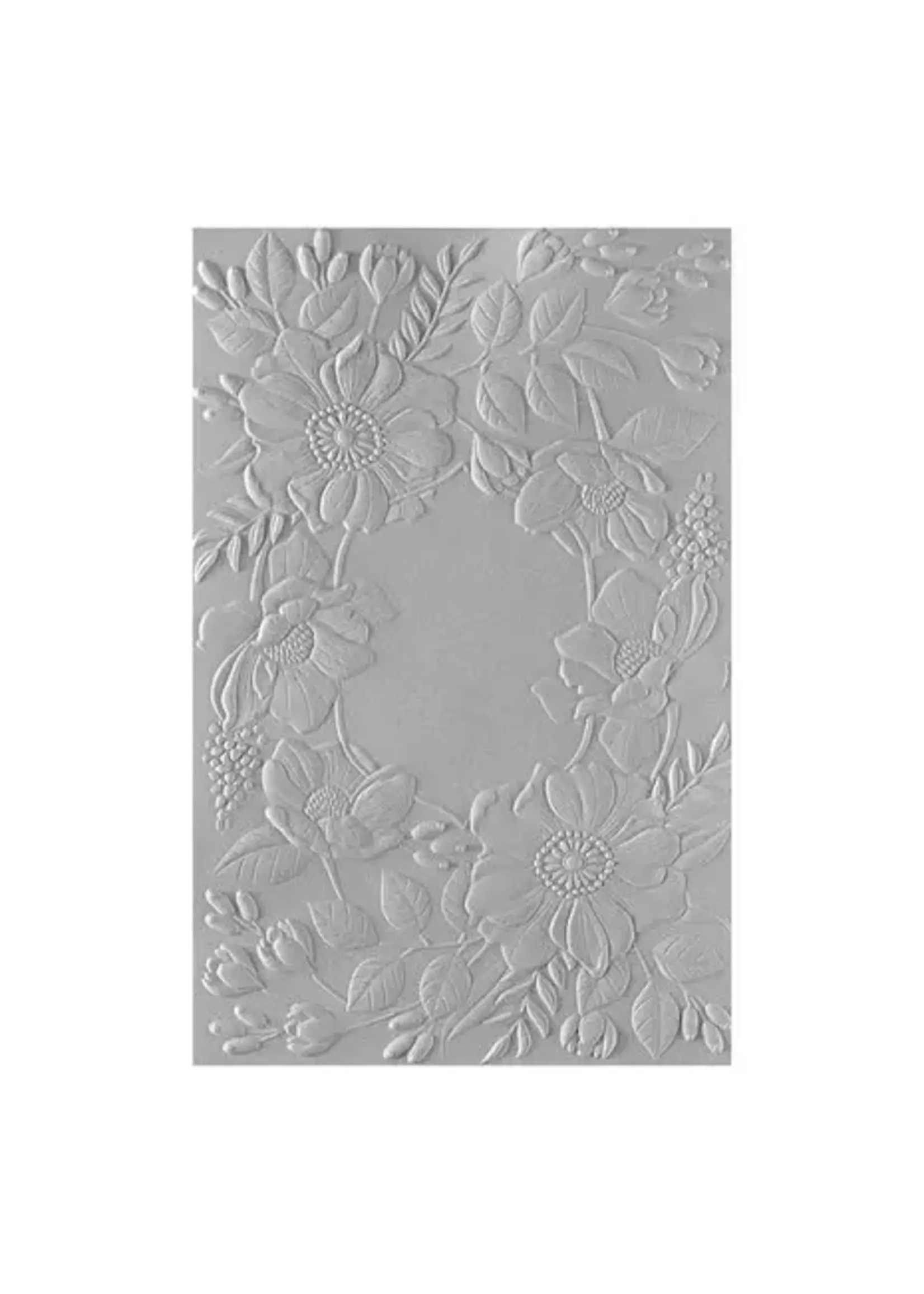 Vers geplukte bloemen frame 3D reliëf map (E3D-101)