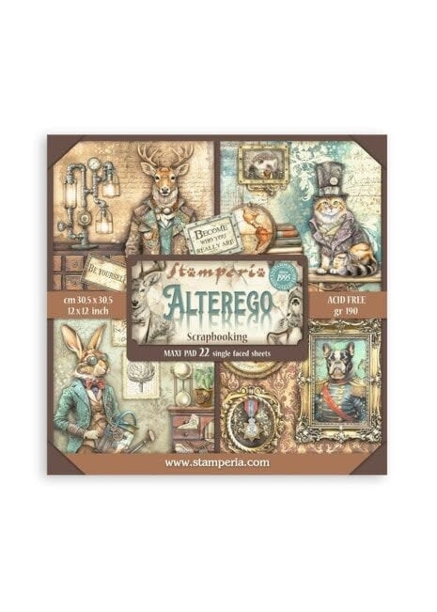 Alterego 12x12 Inch Paper Pack Maxi (Single Face) (SBBXLB18)