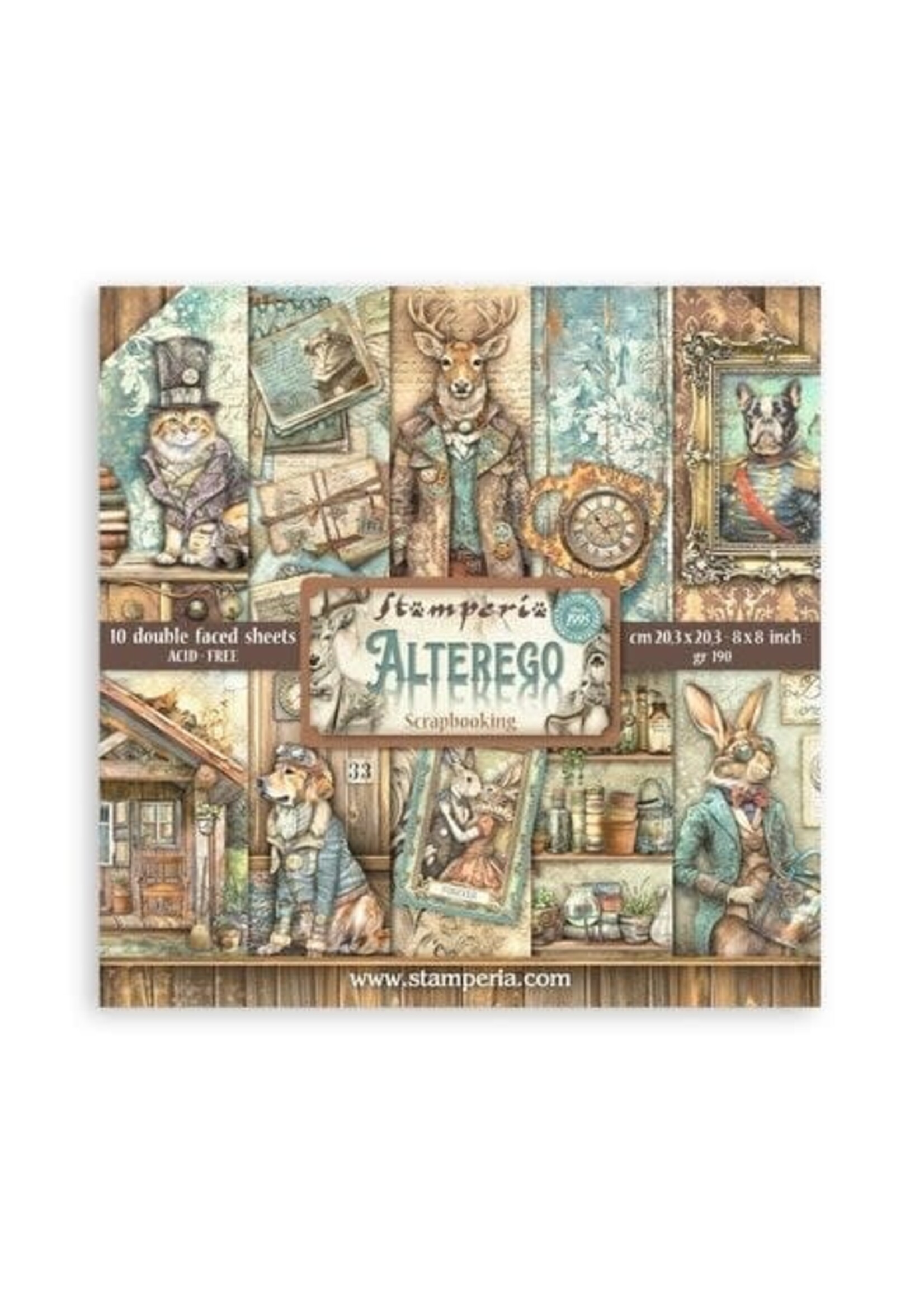 Alterego 8x8 Inch Paper Pack Maxi (Enkel Gezicht) (SBBSXB06)