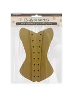 MDF Crafty Shapes Blanks Oud Kant Korset (KLSM27) 14 x18 cm