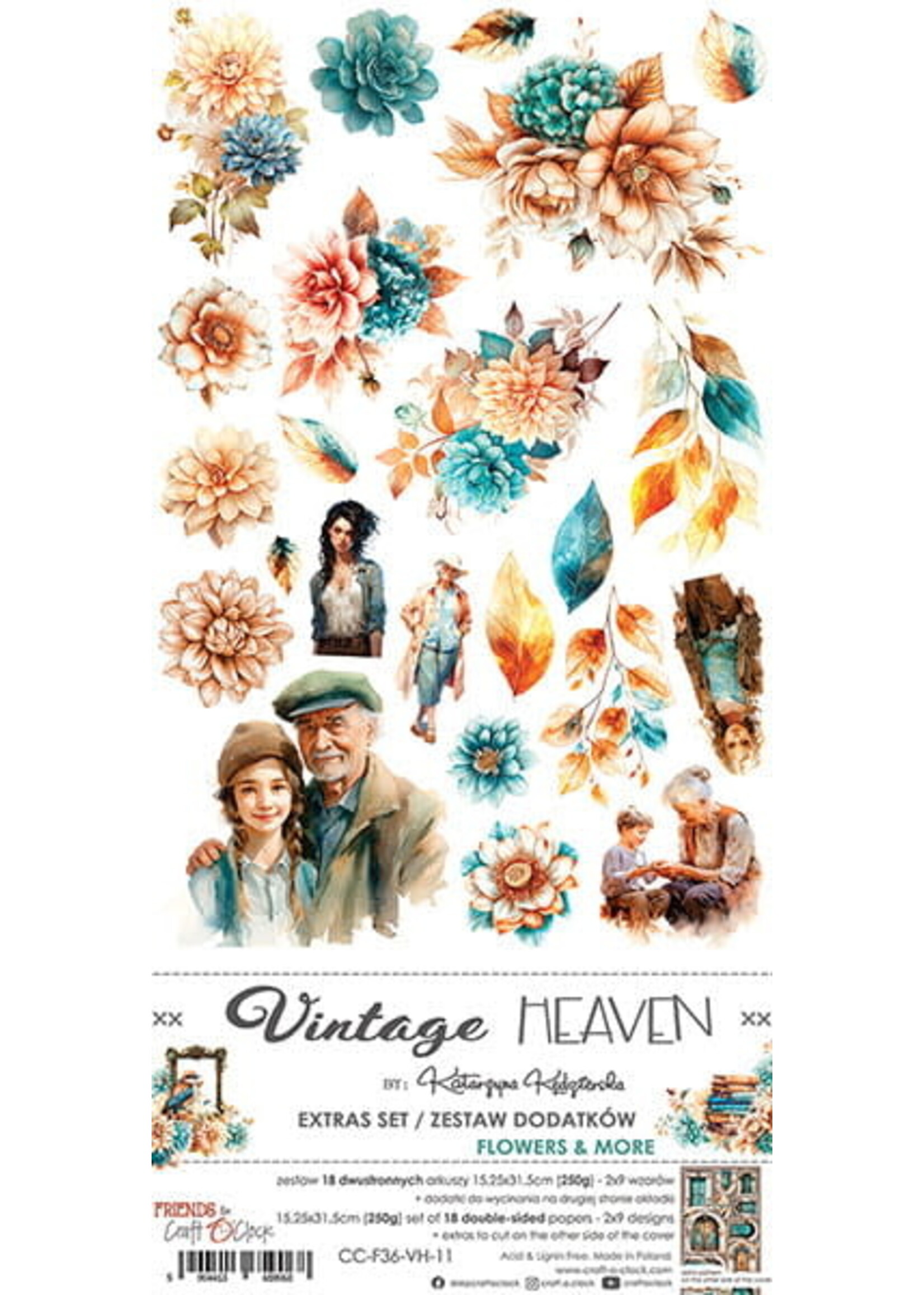VINTAGE HEAVEN - EXTRA'S set - BLOEMEN