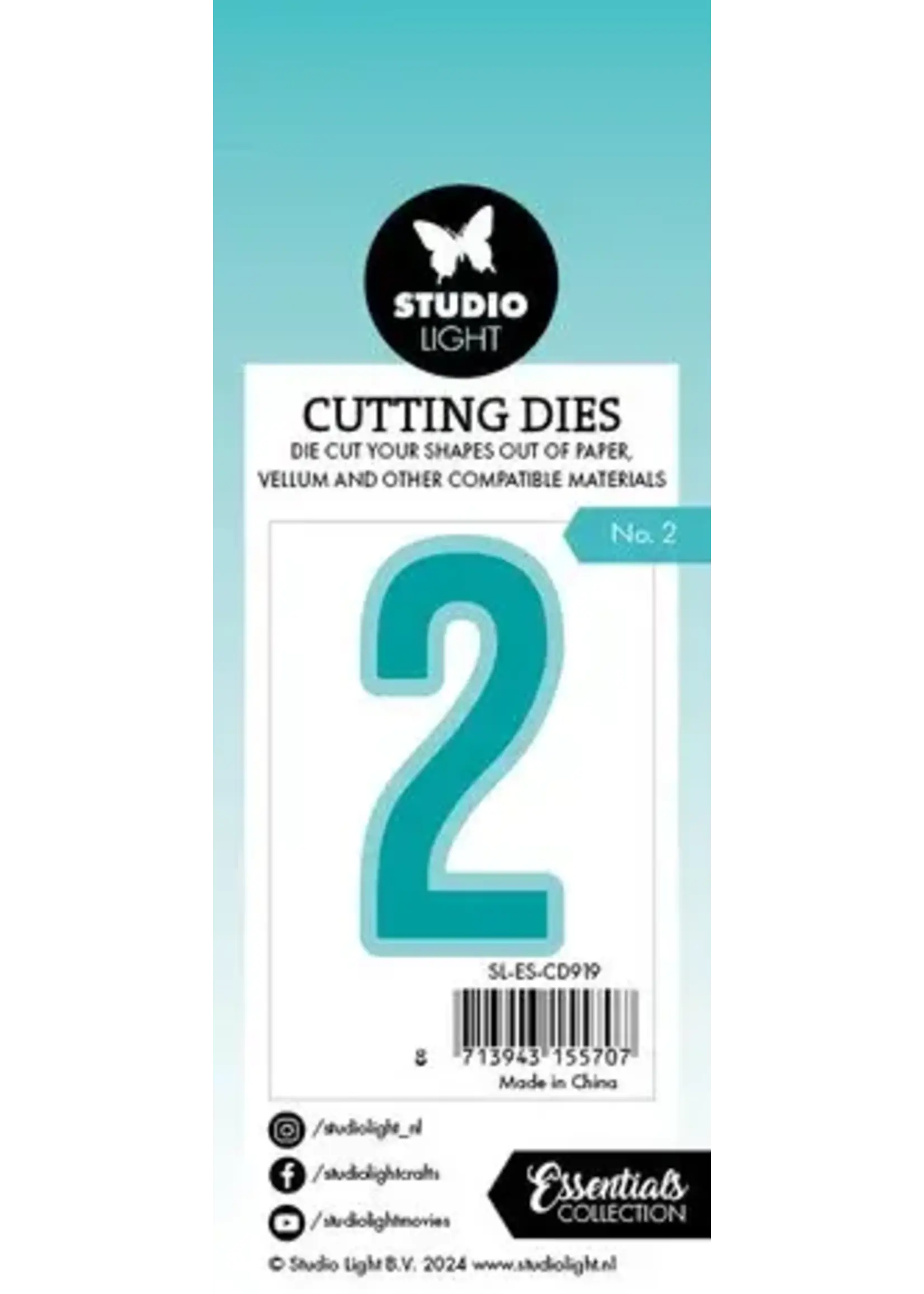 Cutting Die Number 2 Essentials (SL-ES-CD919)
