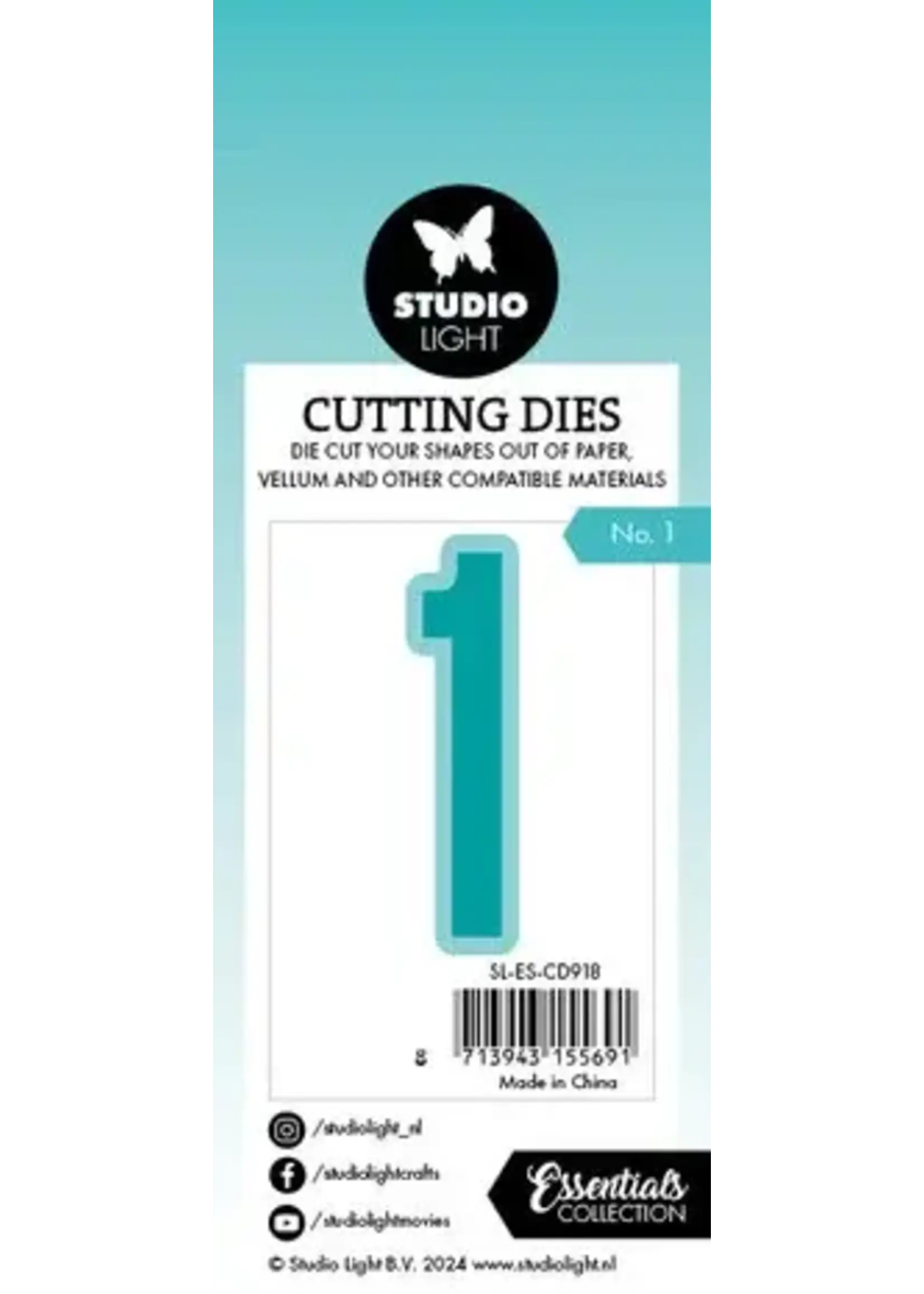 Cutting Die Number 1 Essentials (SL-ES-CD918)