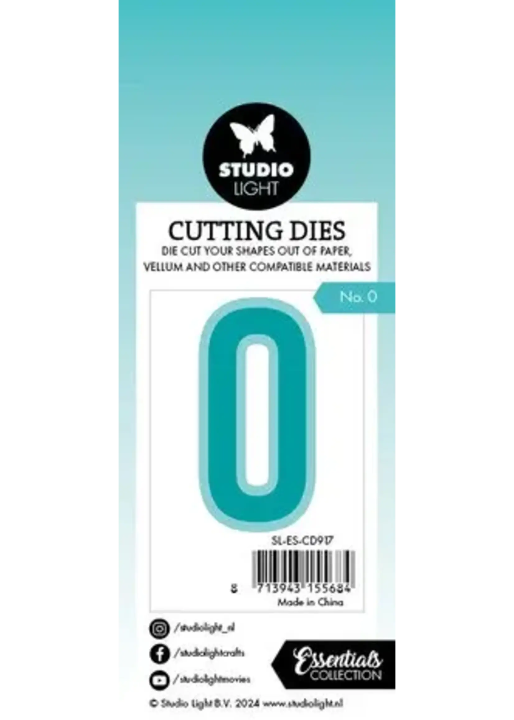 Cutting Die Number 0 Essentials (SL-ES-CD917)