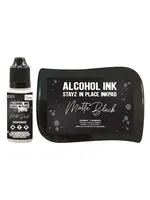 Stayz in Place Alcohol Ink Matte Jet Black Pad+Reinker (CO728161)
