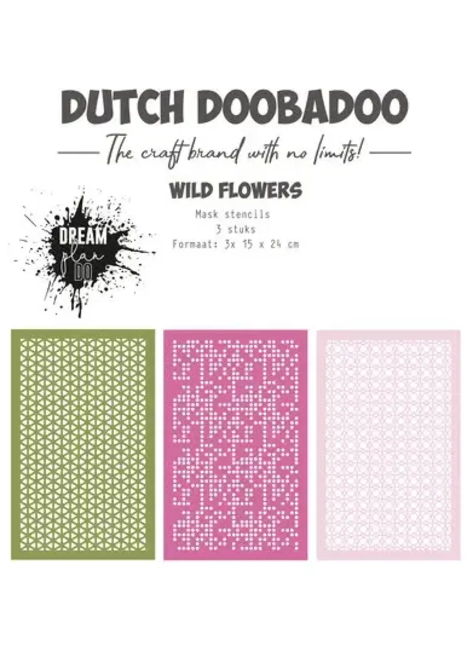 Dream Plan Do Wild Flower Mask Stencils (3pc) (470.784.294)
