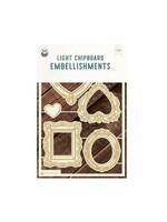 Love Stories Light Chipboard Embellishments 06 (6pcs) (P13-LST-49)