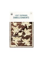 Love Stories Light Chipboard Embellishments 01 (9pcs) (P13-LST-44)