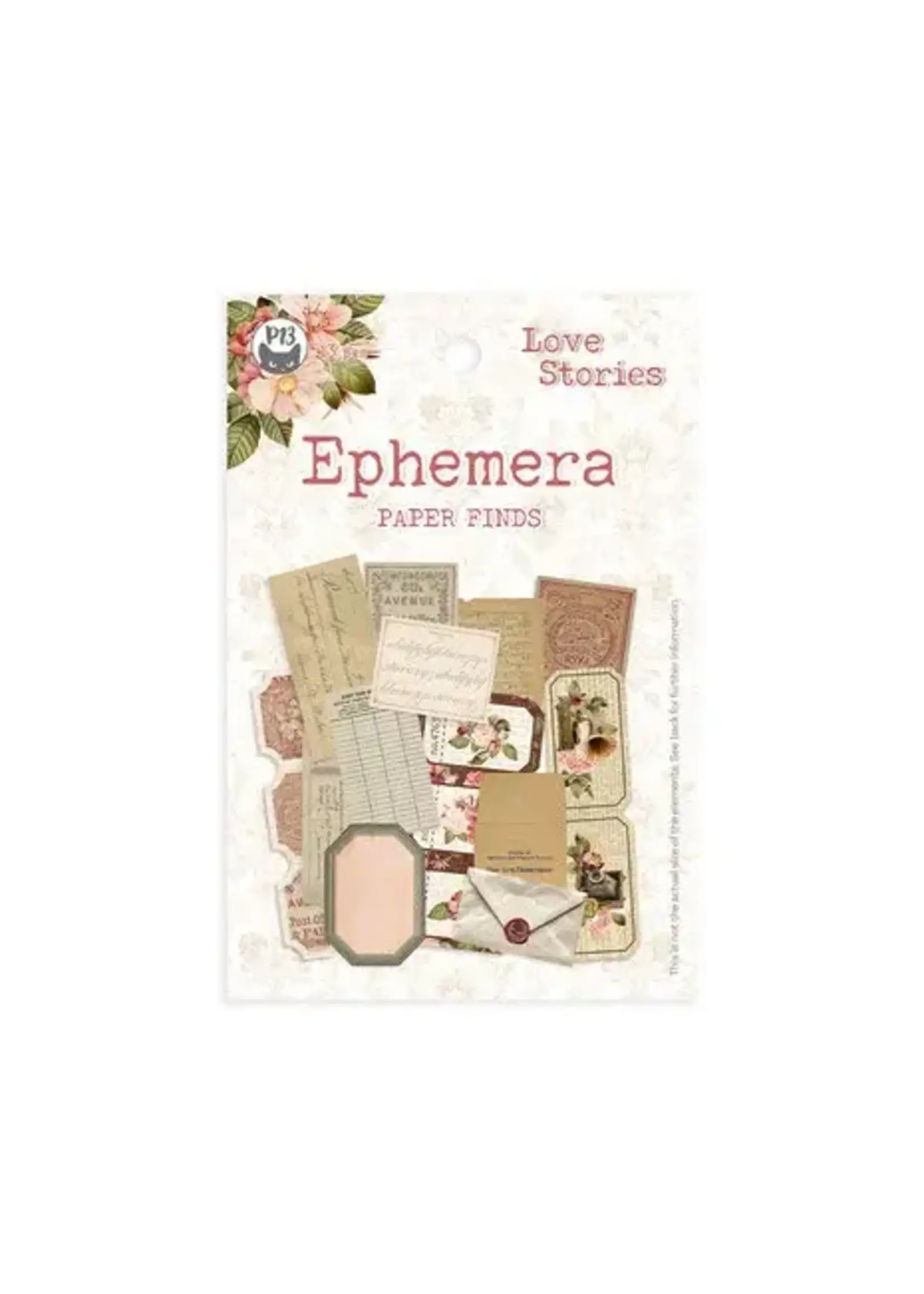 Love Stories Ephemera Snippets (13pcs) (P13-LST-22)