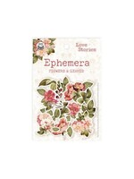 Love Stories Ephemera Flowers and Leaves (15pcs) (P13-LST-26)