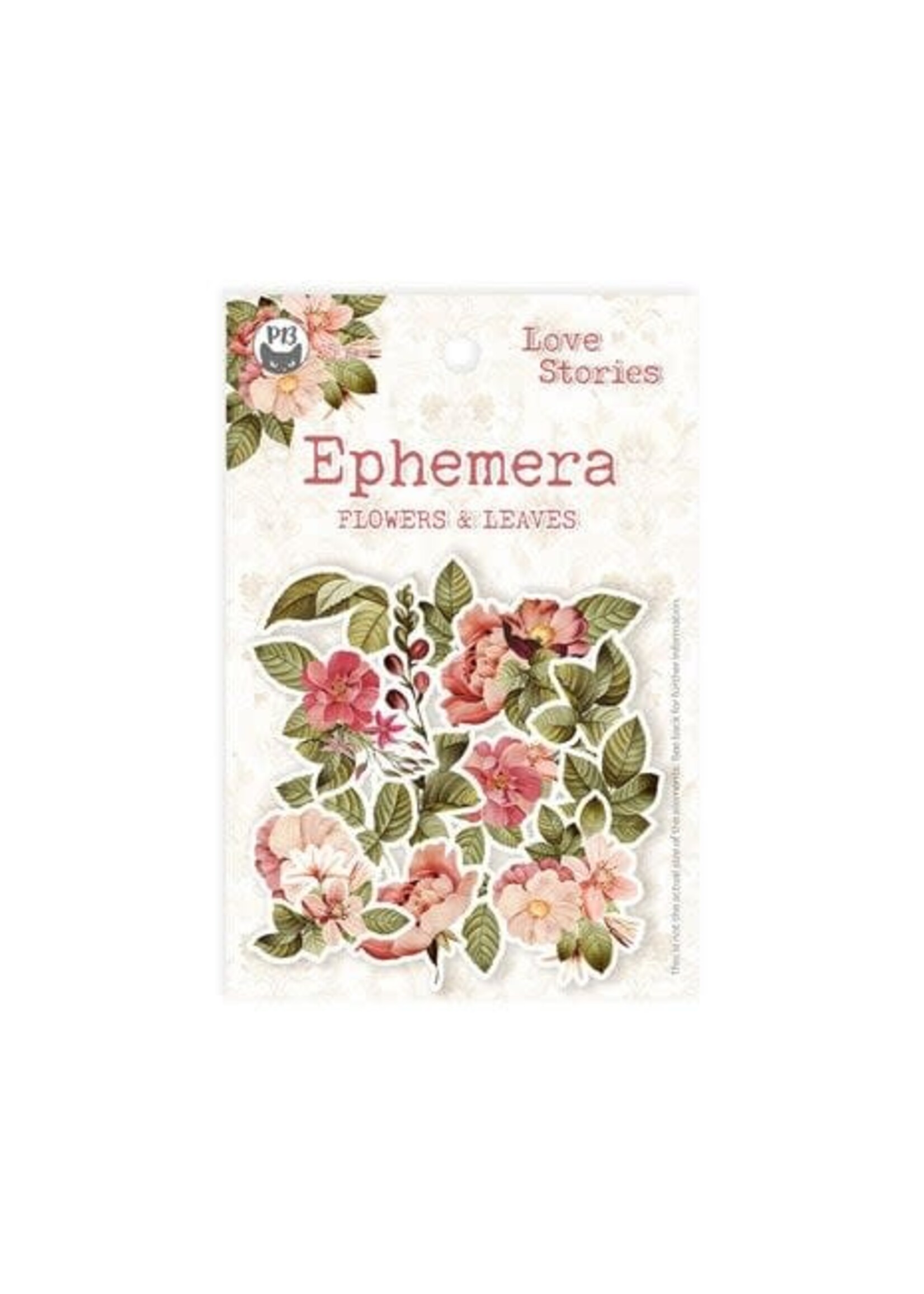 Love Stories Ephemera Flowers and Leaves (15pcs) (P13-LST-26)