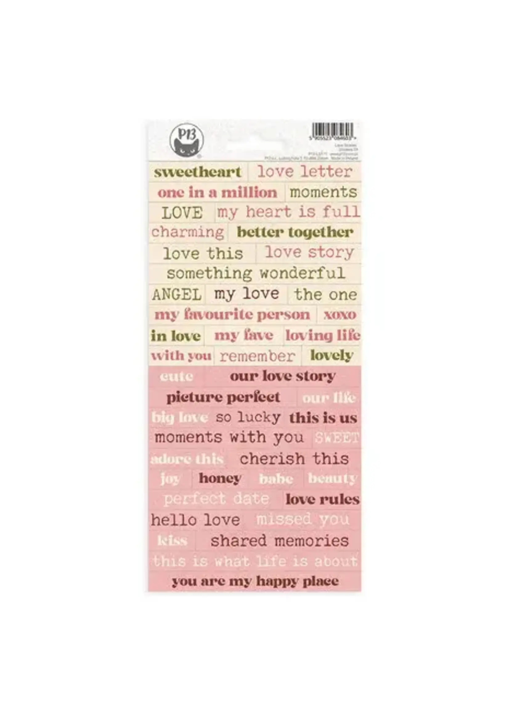 Love Stories Stickers 01 (P13-LST-11)