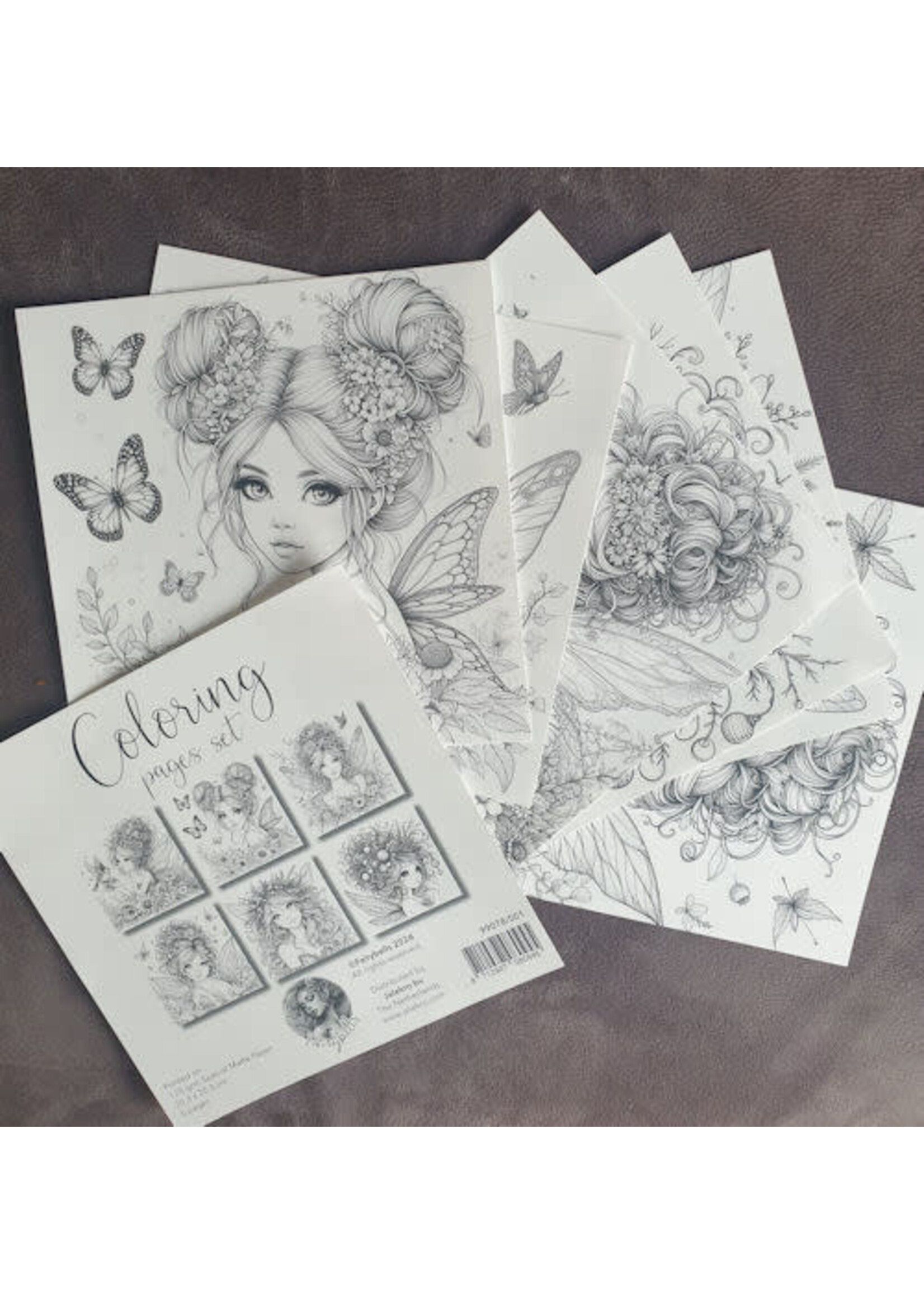 Fairybells Coloring Pages Set 1