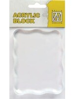 Acryl stempelbloc 70 x 90 mm