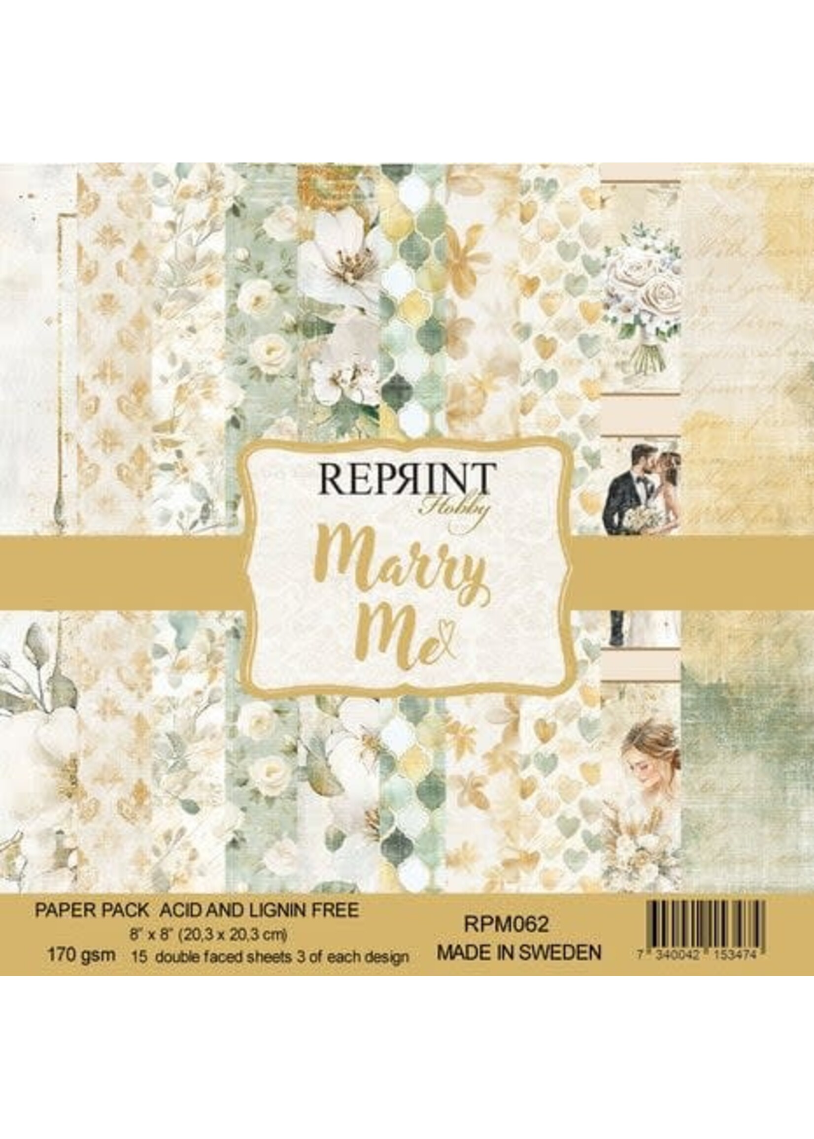 Marry Me 8x8 Inch Paper Pack (RPM062)