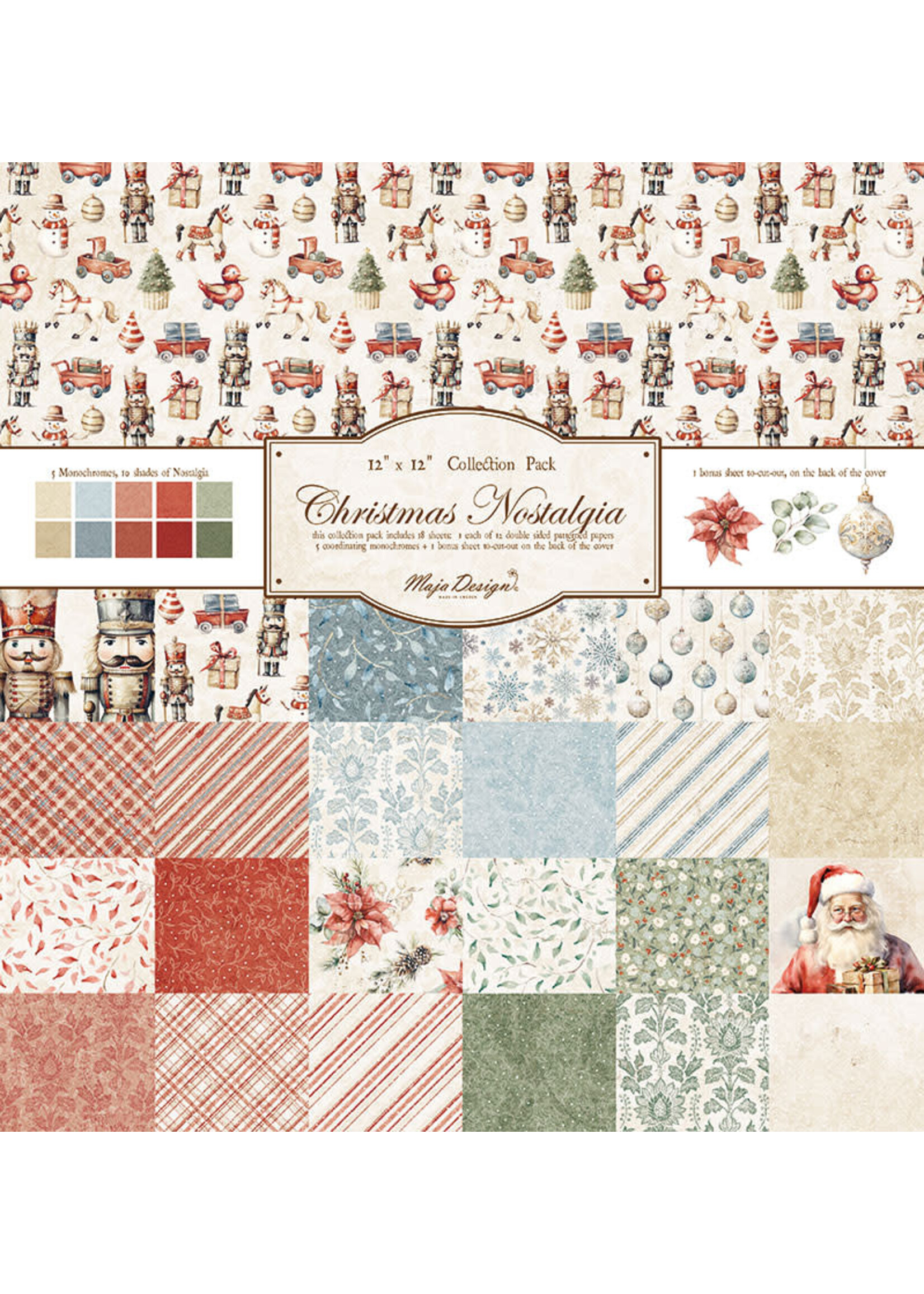 Kerstmis Nostalgia - 12 x 12" collectie pack