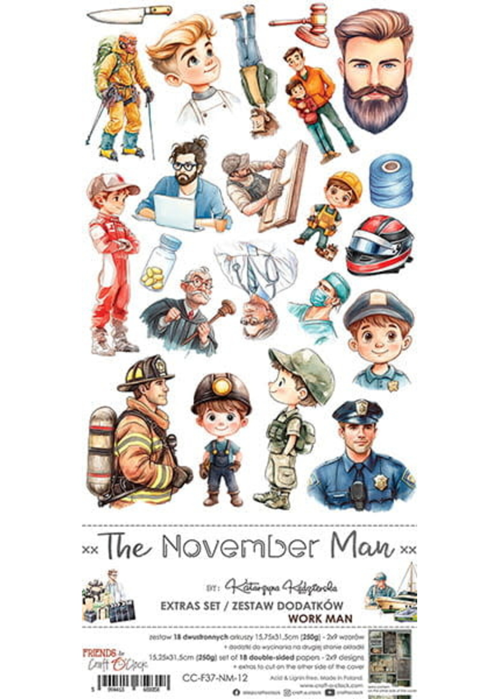 DE MAN VAN NOVEMBER - EXTRA'S set - WORK MAN