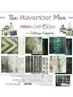 THE NOVEMBER MAN - een set papieren 30,5x30,5cm