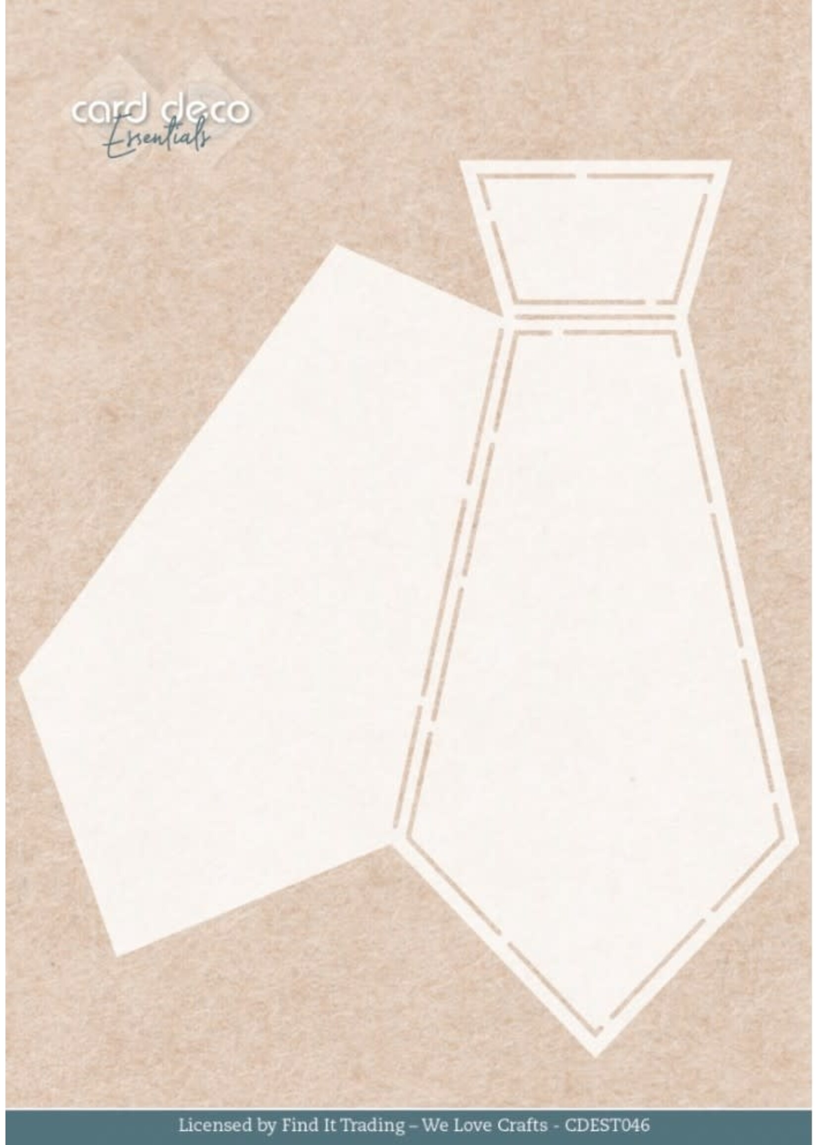 Stencil - Card Deco Essentials - We Are Men - Tie - A5