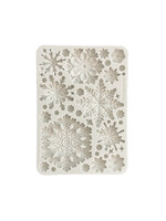 Silicon mold A5 - Create Happiness Dewdrops snowflakes CME Code: KACMA545